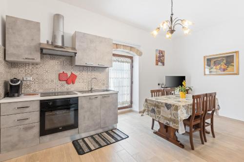 Dapur atau dapur kecil di Affittacamere Le Muse