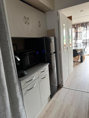 Kuchyň nebo kuchyňský kout v ubytování Appart 5-6 pers Superdevoluy, au pied des pistes