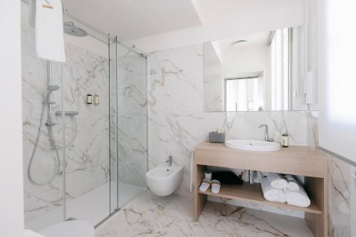 Koupelna v ubytování Villa Turco Berti luxury apartments & SPA