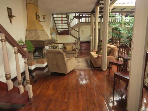 Un lugar para sentarse en Hotel Casa San Rafael