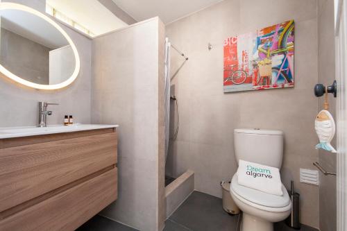 Et badeværelse på Caracol Corner Studio in Lagos