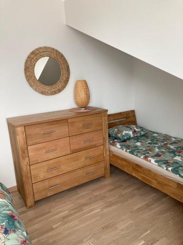 Cama o camas de una habitación en Sunset Apartment