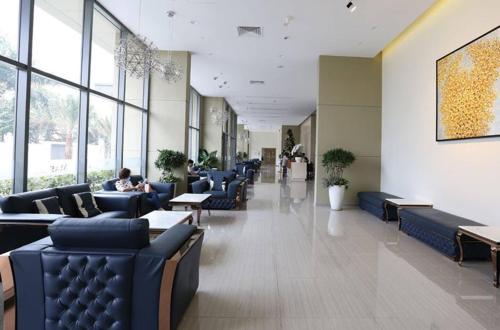 Posezení v ubytování Masteri Residence Heera Stay Apartment