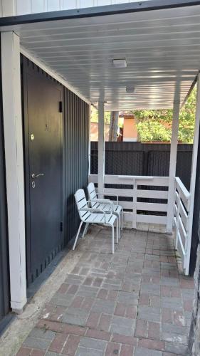 Балкон или терраса в Apartment in Zentrum Skandi