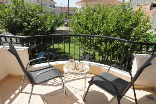 Balkón nebo terasa v ubytování Estelle Home