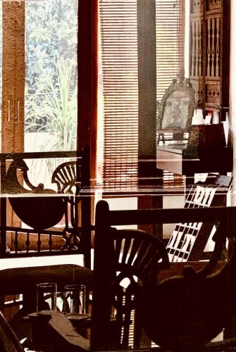 Posezení v ubytování Thikana Delhi ( Boutique B&B)