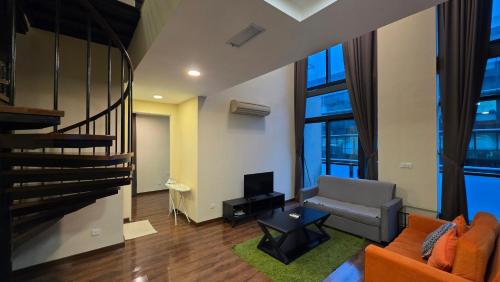 Χώρος καθιστικού στο My Misto Homestay, Riverson Soho