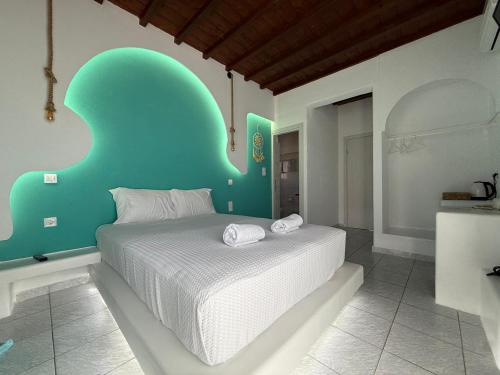 Ένα ή περισσότερα κρεβάτια σε δωμάτιο στο Silia Dream View