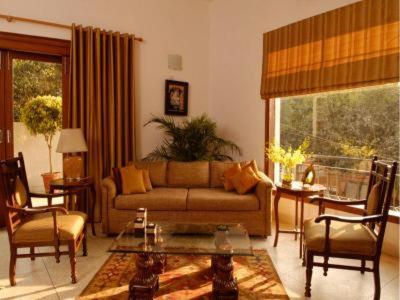 Posezení v ubytování Thikana Delhi ( Boutique B&B)