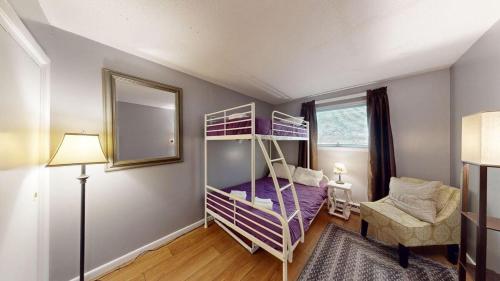 Ένα ή περισσότερα κρεβάτια σε δωμάτιο στο Silver Spring Chalet