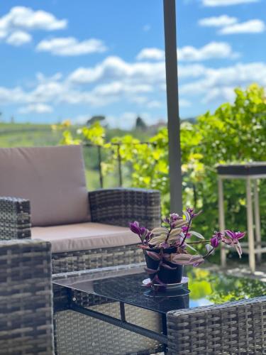 Μπαλκόνι ή βεράντα στο Agriturismo Montemagni di Sopra