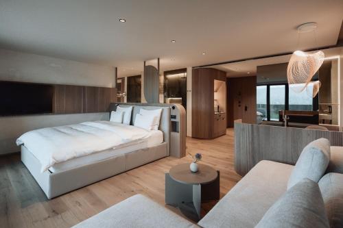 Ένα ή περισσότερα κρεβάτια σε δωμάτιο στο Hotel Solvie