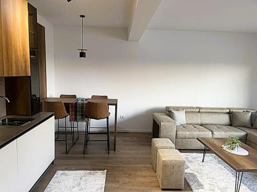 Ruang duduk di Casa D Apartments