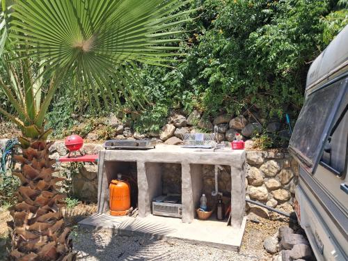a pretendificialificialificialificialificialificialificialificialificialificialificialificialificialificial at Caravan in Finca Molino in Almayate with with pool, family touch and dog madness in Almayate Alto
