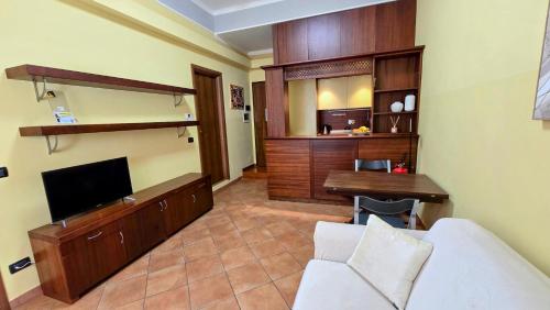 Dapur atau dapur kecil di Nel Sole bilocale