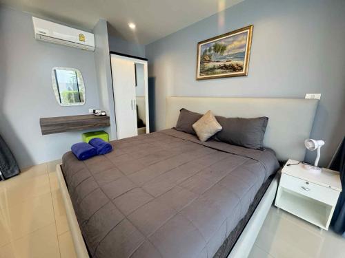 Postel nebo postele na pokoji v ubytování Larnthong Villa Fisherman Bophut Kohsamui