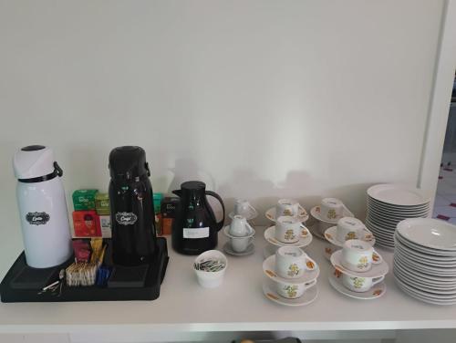 Kemudahan buat kopi dan teh di Pousada Zamberlan