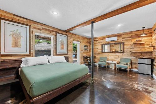 Et opholdsområde på Pool Paradise - Gym, Sauna, Bar