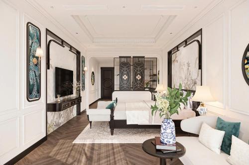 Μια τηλεόραση ή/και κέντρο ψυχαγωγίας στο Grand Dilly Inn Saigon Hotel - Ben Thanh Market
