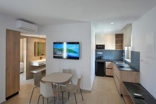ครัวหรือมุมครัวของ Panas Villas
