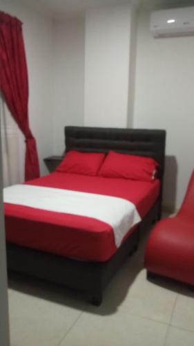 Ein Bett oder Betten in einem Zimmer der Unterkunft Hotel del oeste