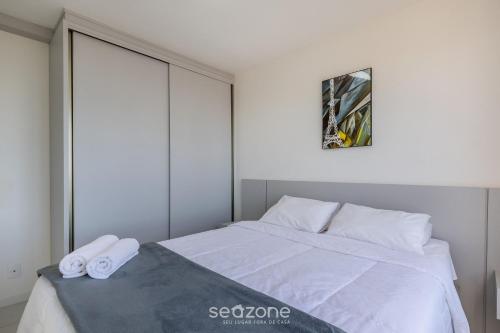 Katil atau katil-katil dalam bilik di MCB - Apartamentos com piscina prox. da Praia