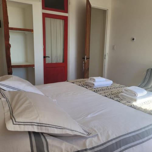 Postel nebo postele na pokoji v ubytování Casona Islas Blancas