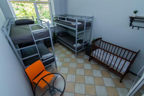 Postel nebo postele na pokoji v ubytování OPEN hostel