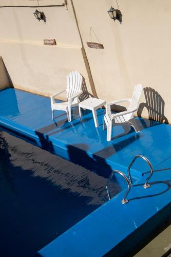Χώρος καθιστικού στο Hotel Cafayate