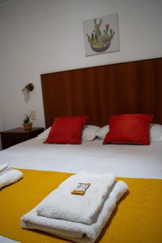 Ένα ή περισσότερα κρεβάτια σε δωμάτιο στο Hotel Cafayate