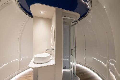 Koupelna v ubytování Bubble Pegasus Blue e Bubble Volans