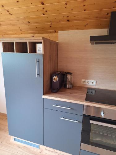 Una cocina o cocineta en Haus Rieder