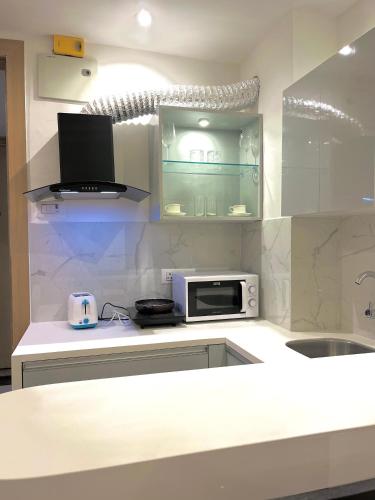Dapur atau dapur kecil di The Grand Anukampa