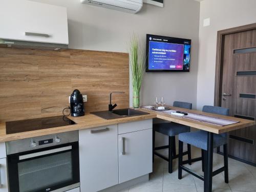 Dapur atau dapur kecil di Bonita Casita