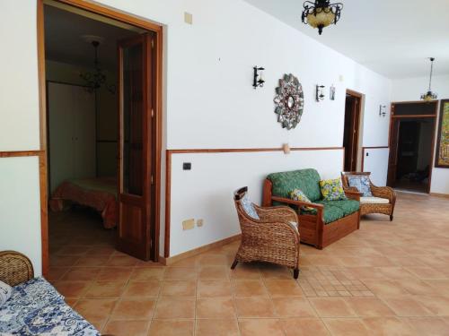 Ruang duduk di La Terrazza Sui Vulcani