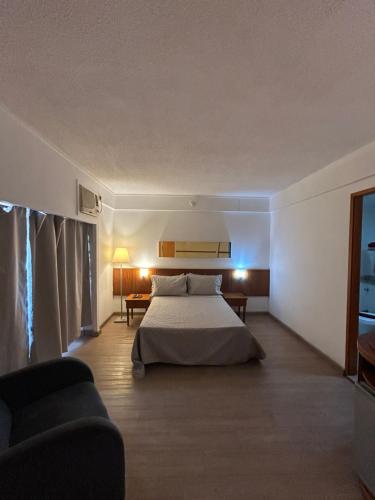 Postel nebo postele na pokoji v ubytování Flat Ibirapuera V Mariana Borges Lagoa com garagem 512