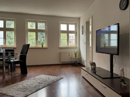 Televisyen dan/atau pusat hiburan di Apartment am Domplatz