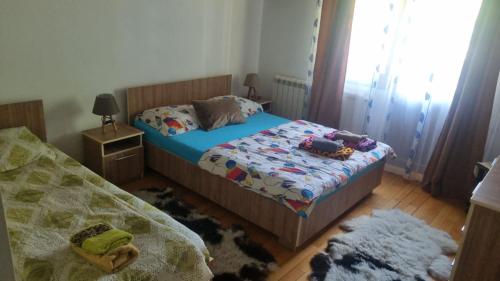 Postel nebo postele na pokoji v ubytování Cabana Minand