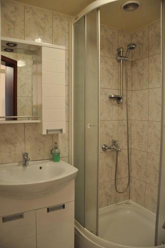 Koupelna v ubytování Hotel Tivoli