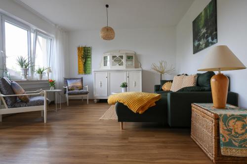 Χώρος καθιστικού στο Helle 4 ZKB mit Balkon in Wittlich