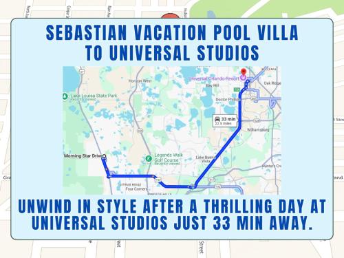 Screened pool & spa resort access near Disney photo 63