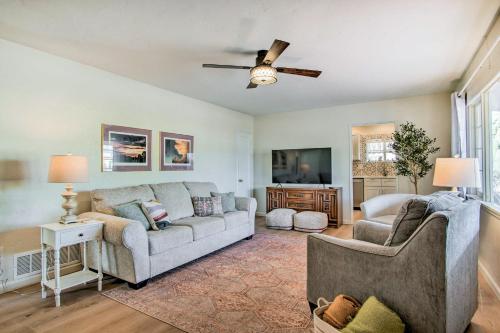 a living room with a couch and two chairs at Centrally Located Tucson Home about 5 Mi to Dtwn! in Tucson