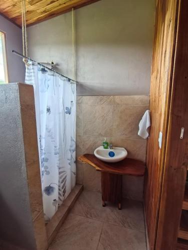 Koupelna v ubytování Casa Elora