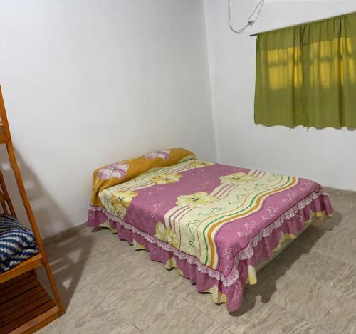 un piccolo letto in un angolo di una camera di Alojamiento Marcenal a Empedrado