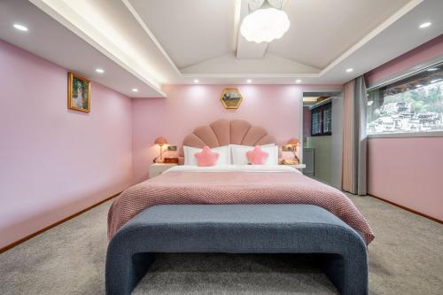 Katil atau katil-katil dalam bilik di Culture & Design-Led Boutique Hotel