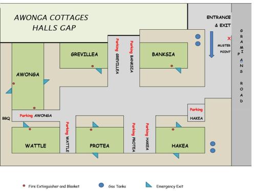Fotografie z fotogalerie ubytování Awonga Cottages - Wattle 1Br v destinaci Halls Gap