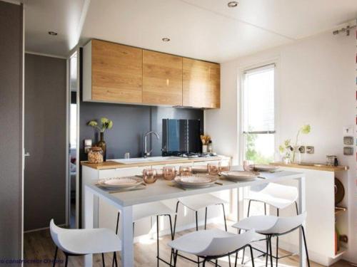 Mobil home 7 pers avec terrasse à Salles-Curan - API-1-52-469
