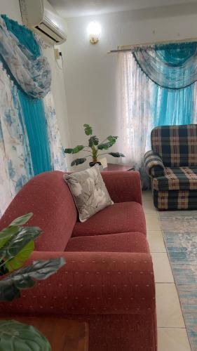 Χώρος καθιστικού στο Primrose Guest Houses