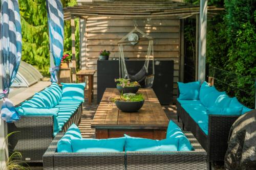 Гостиная зона в B&B Mon Plaisir