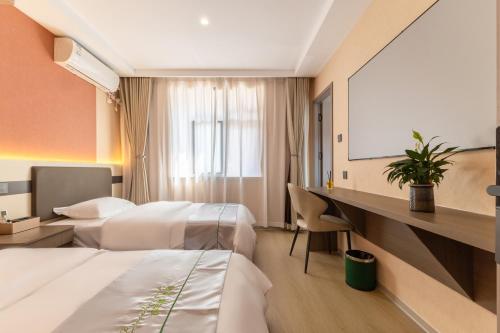 Katil atau katil-katil dalam bilik di Chengyu Jiaying Hostel